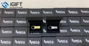 USB Kim Loại 16gb Khắc Logo Thương Hiệu MDA