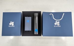 Bộ Quà Tặng Pin Xiaomi Và Bình Giữ Nhiệt In Logo Thương Hiệu Hòa Bình