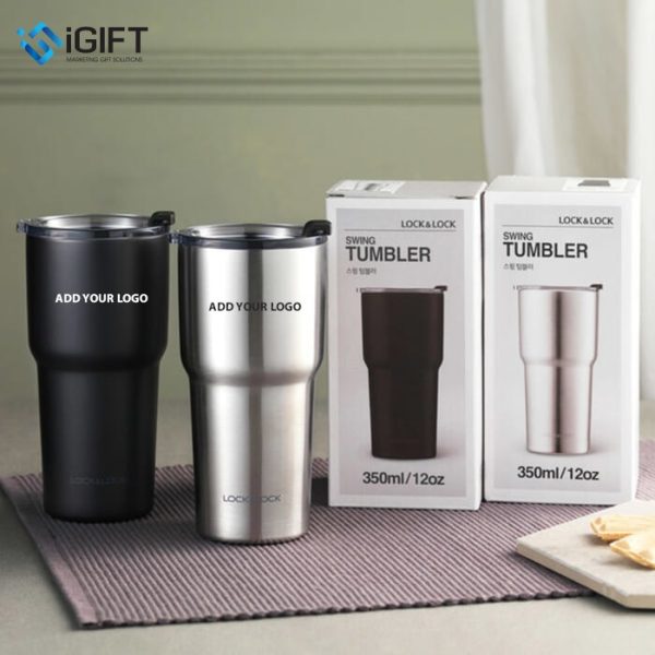 Ly Giữ Nhiệt Lock&Lock 350ml Swing Tumbler LHC4179BLK