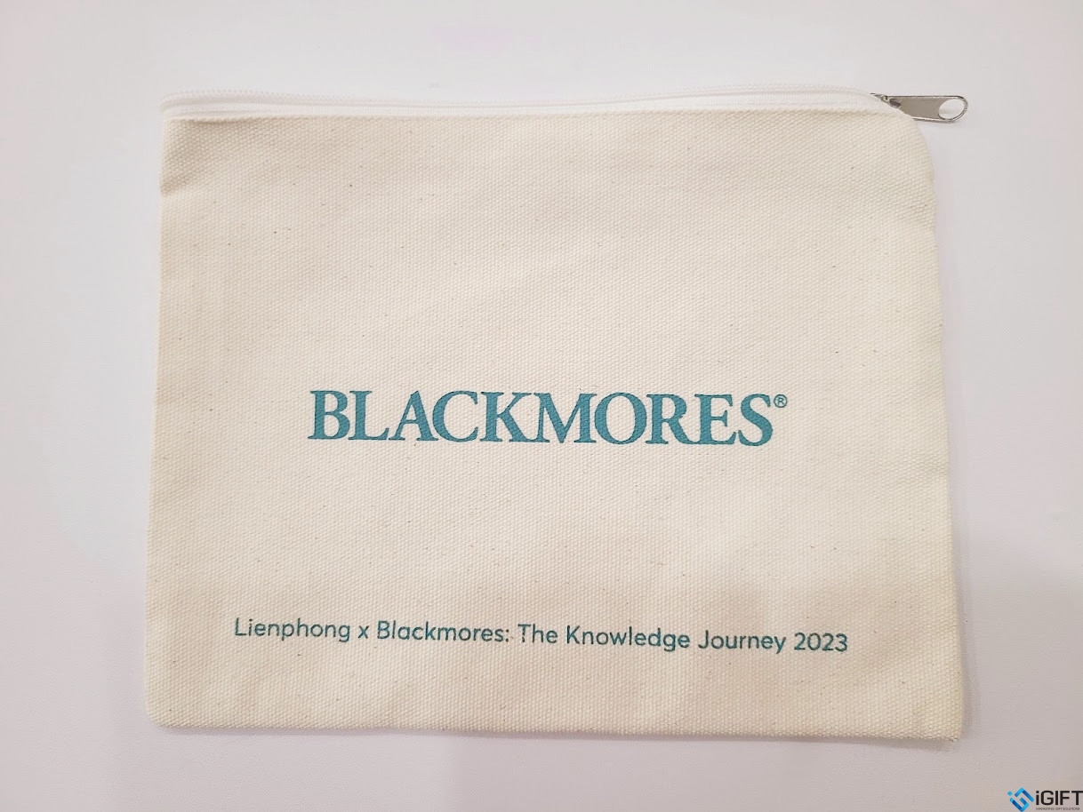 Bộ quà tặng Túi + Sổ + Bút in logo BlackMores Quà tặng công nghệ doanh nghiệp