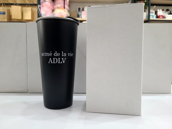 Ly Giữ Nhiệt Inox 304 Và Túi Canvas In Logo ADLV