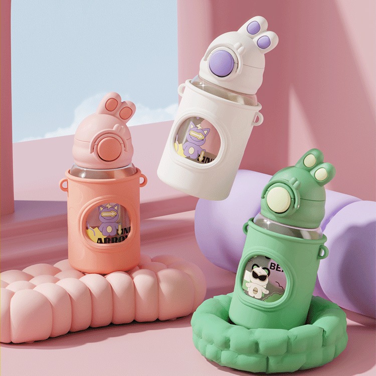Ly nước Cute Rabbit dung tích 680ml in logo theo yêu cầu Quà tặng công nghệ doanh nghiệp