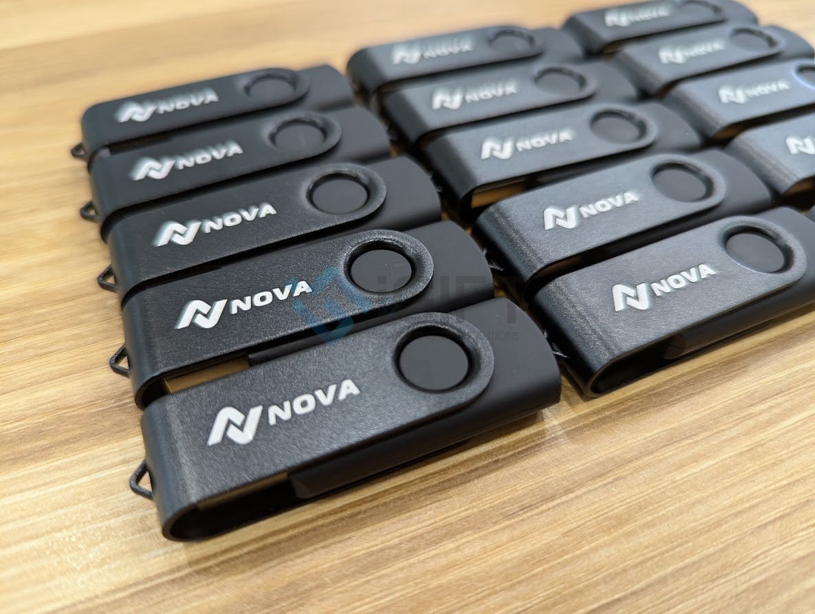 USB in logo Nova Group Quà tặng công nghệ doanh nghiệp