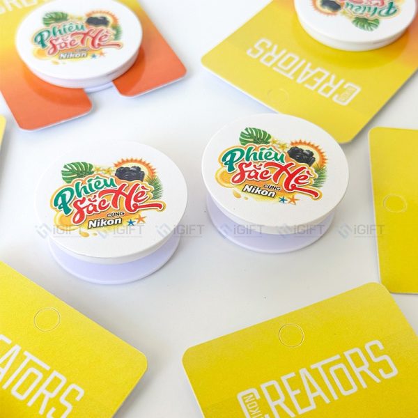 Giá đỡ điện thoại Popsocket in logo theo yêu cầu