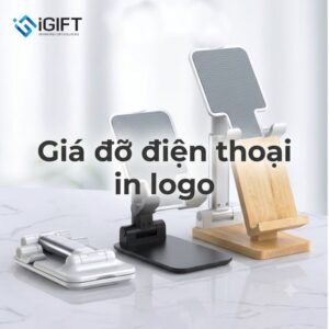 giá đỡ điện thoại in logo