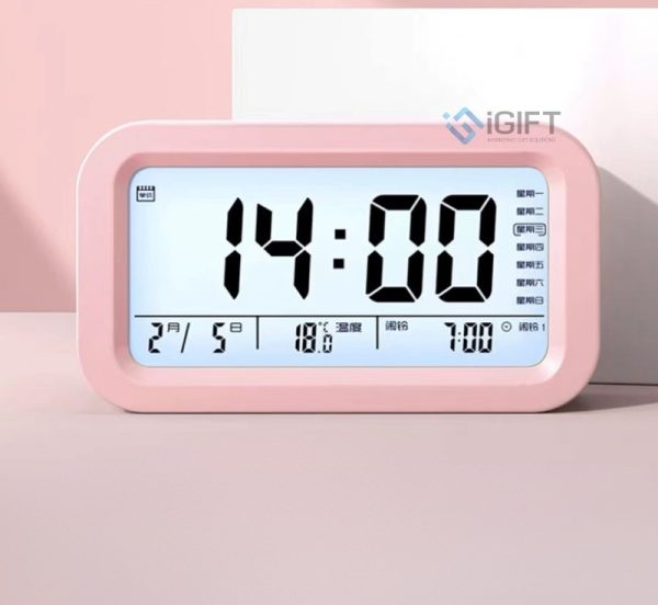 Đồng hồ Led báo thức - In logo theo yêu cầu