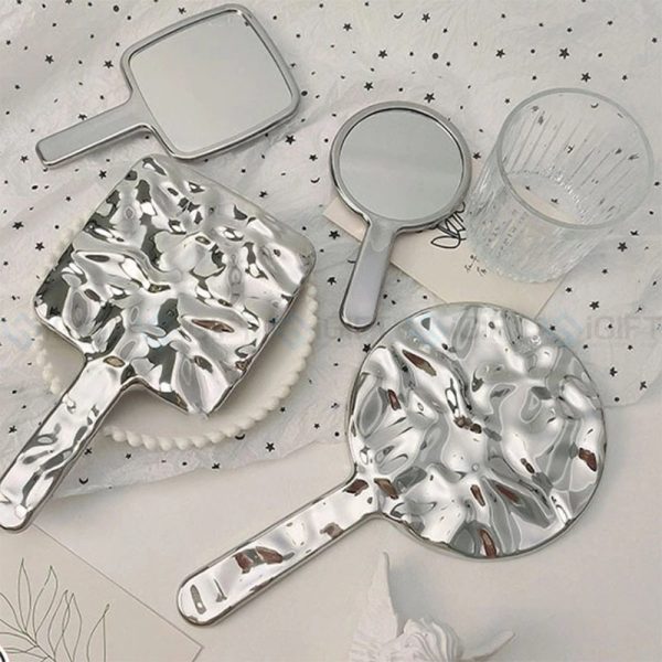Gương bạc cầm tay in logo theo yêu cầu