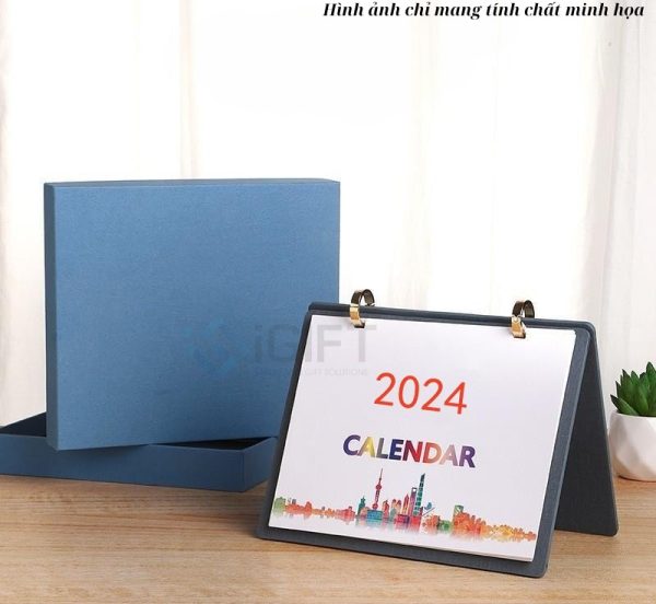 Lịch để bàn in logo theo yêu cầu - MS08