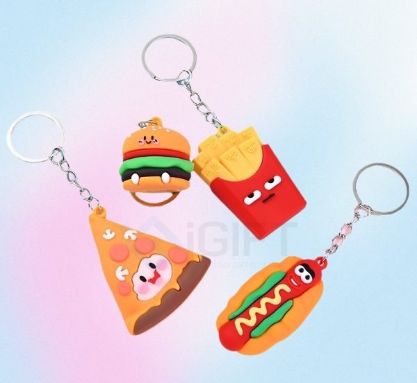 Móc khóa mô hình thực phẩm 3D - Quà tặng ngành hàng F&B