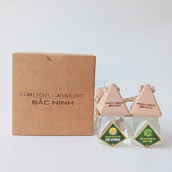 Tinh dầu thơm treo xe hơi - In logo theo yêu cầu 