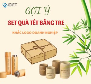 Set Quà Tết Bằng Tre Eco-Friendly | Khắc Logo Theo Yêu Cầu Quà tặng công nghệ doanh nghiệp