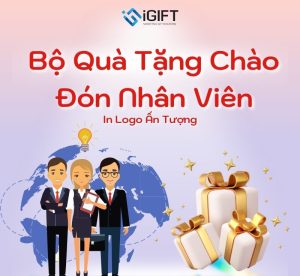 3+ mẫu quà tặng nhân viên lý tưởng - Welcome Kit in logo Quà tặng công nghệ doanh nghiệp