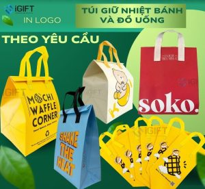 iGIFT - Xưởng sản xuất túi giữ nhiệt đựng trà sữa in logo số 1 Quà tặng công nghệ doanh nghiệp