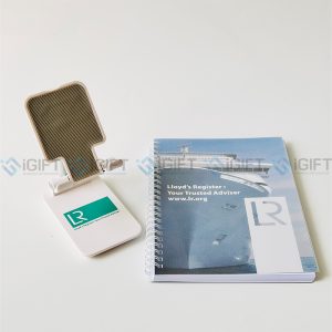 Quà tặng Sổ tay và giá đỡ điện thoại - In logo Lloyd's