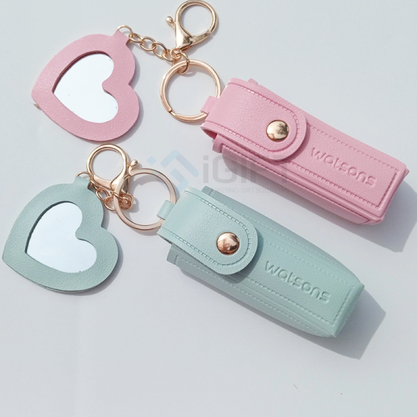 Móc khóa túi đựng son - In logo theo yêu cầu