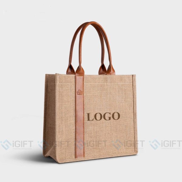 Túi cói in logo theo yêu cầu - Quà tặng bảo vệ môi trường