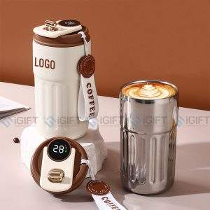 Ly Giữ Nhiệt 420ml Màn Hình Led Hiện Nhiệt Độ - In Ấn Logo Theo Yêu Cầu