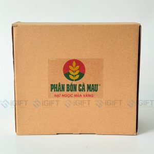 Hộp quà tặng kraft in logo decal theo yêu cầu