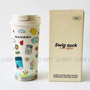 Ly Giữ Nhiệt 500ml - In Ấn Logo BlackMore x Liên Phong