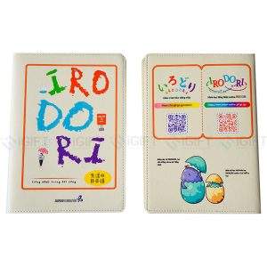 Sổ da bìa rời in ấn logo IRO DORI - Trung tâm Giao lưu Văn hóa Nhật Bản