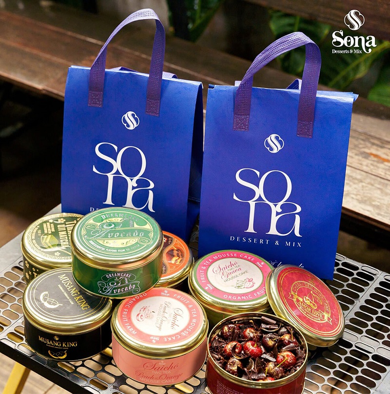 Túi giữ đựng nhiệt bánh - In logo thương hiệu SONA - Dessert 1 tui-giu-nhiet-dung-banh-2