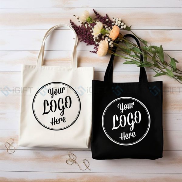 Túi tote vải canvas - In logo, hình ảnh theo yêu cầu