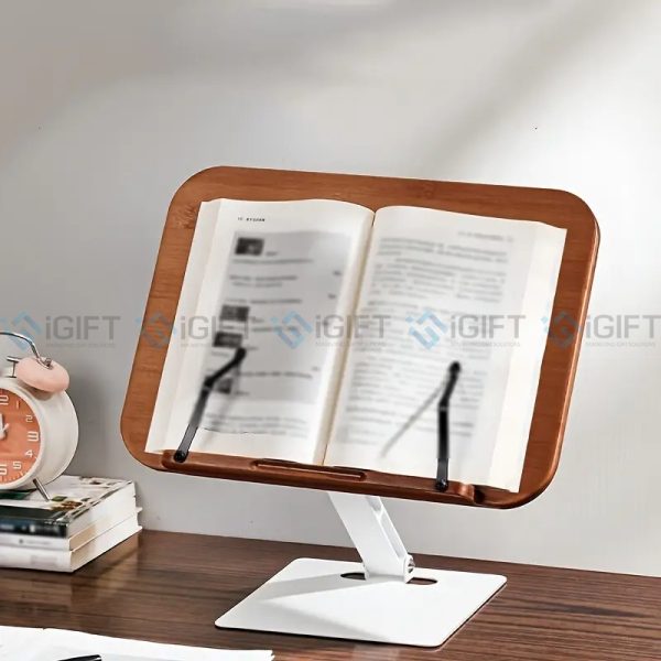 Giá đỡ tre cho laptop thân thiện môi trường in khắc theo yêu cầu