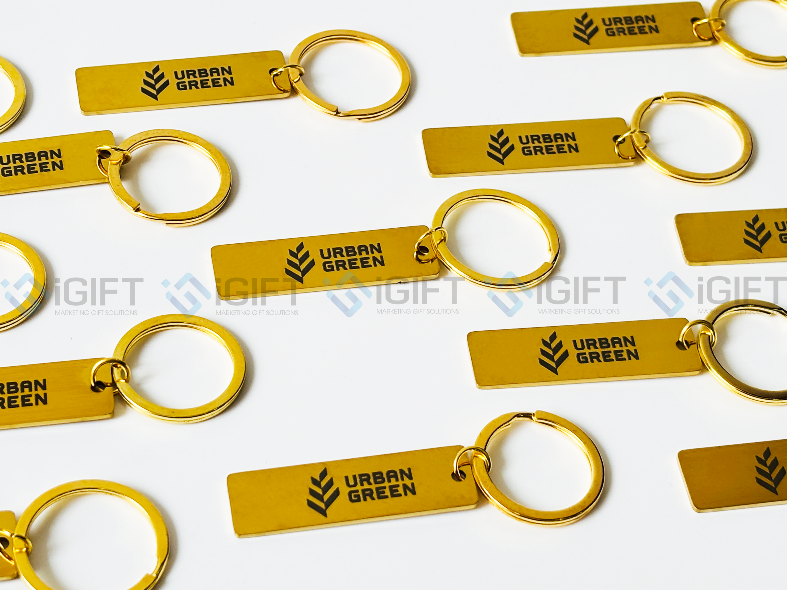 Móc khóa kim loại khắc logo theo yêu cầu Quà tặng công nghệ doanh nghiệp
