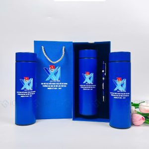 Bình giữ nhiệt quảng cáo – Món quà B2B giúp thương hiệu lan tỏa mạnh mẽ Quà tặng công nghệ doanh nghiệp