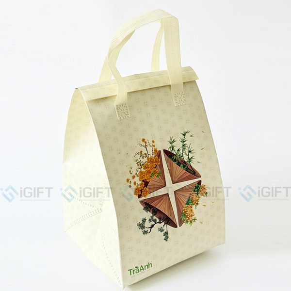 Túi giữ nhiệt trà sữa - In logo Trà Anh