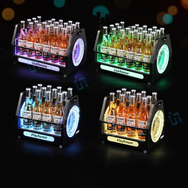 Xô đá có đèn led phát sáng - In ấn logo thương hiệu theo yêu cầu