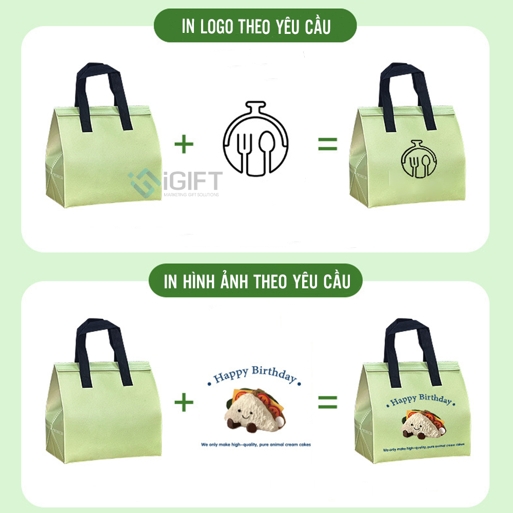 Xưởng chuyên may túi giữ nhiệt theo yêu cầu – Nhiều mẫu đẹp, giá sỉ hấp dẫn Quà tặng công nghệ doanh nghiệp
