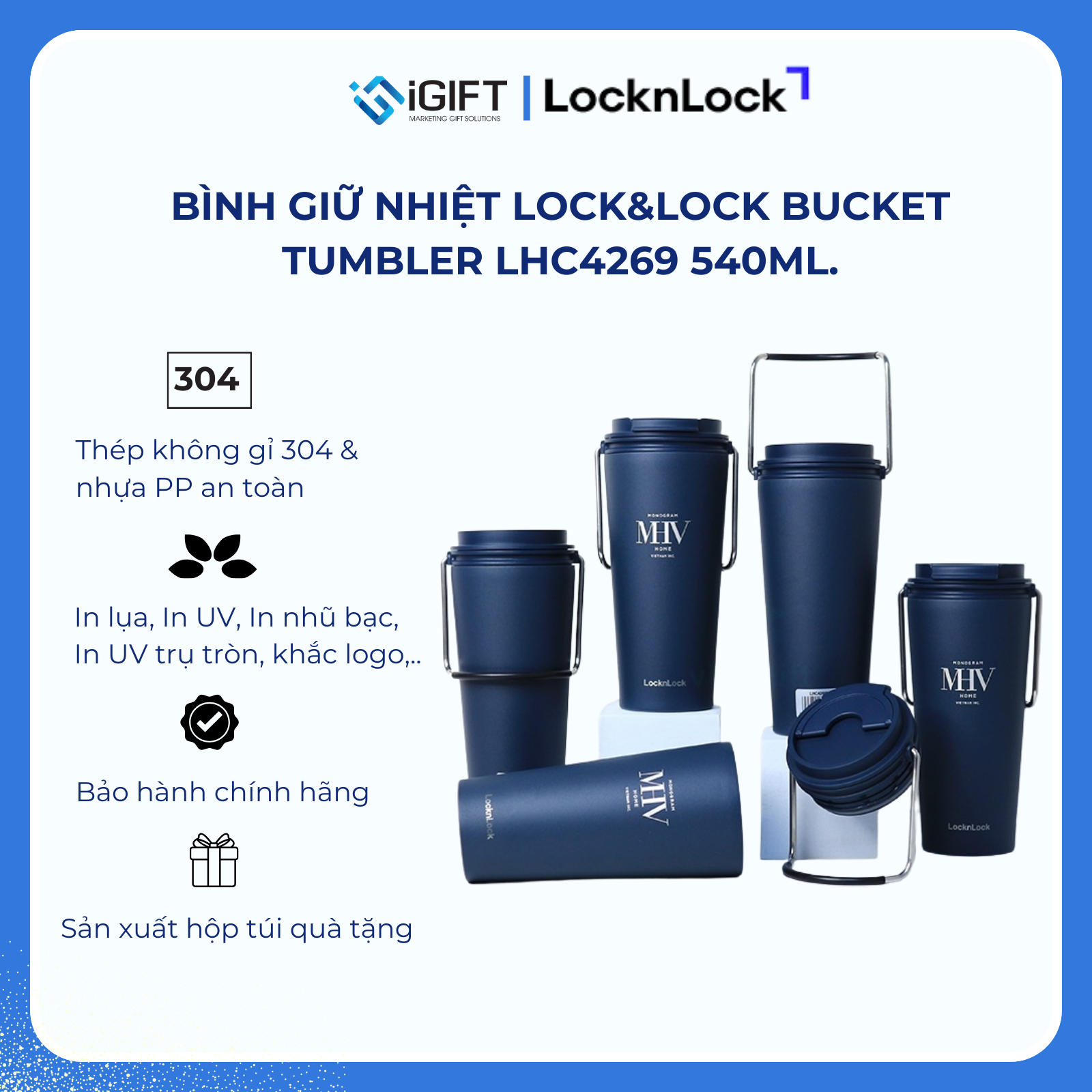 Công nghệ in logo nào bền đẹp trên bình Lock&Lock cho doanh nghiệp? Quà tặng công nghệ doanh nghiệp