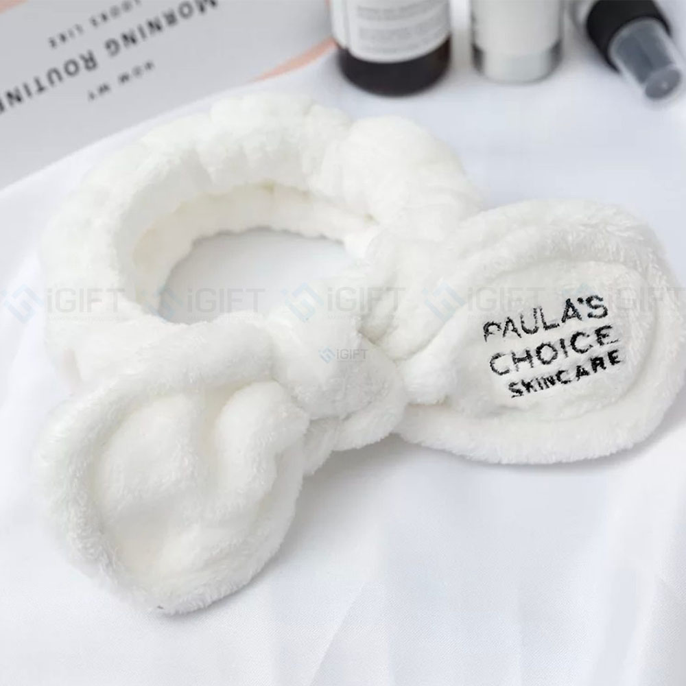 Vì sao băng đô thêu logo được Murad, Paula’s Choice, Candid ưa chuộng? Quà tặng công nghệ doanh nghiệp