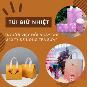 Người Việt chi 300 tỷ/ngày cho trà sữa, cà phê – Cơ hội cho túi giữ nhiệt in logo F&B Quà tặng công nghệ doanh nghiệp