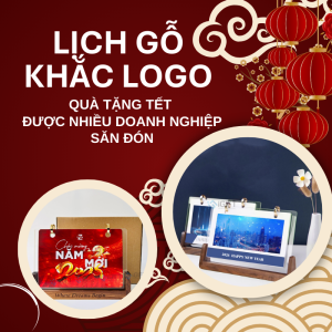 Vì sao lịch gỗ cao cấp 2026 trở thành quà tặng Tết được doanh nghiệp săn đón? Quà tặng công nghệ doanh nghiệp