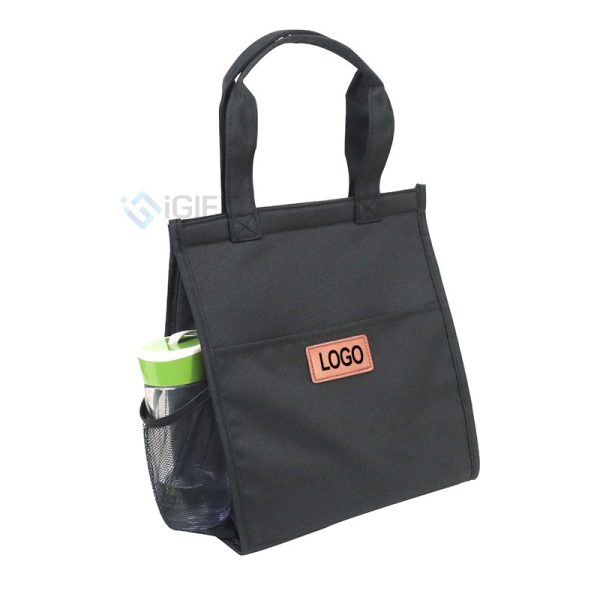 Túi giữ nhiệt đựng cơm đa năng (có ngăn đựng bình nước) - In logo tag da theo yêu cầu