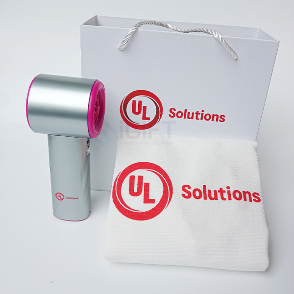 Set quà tặng Quạt điện + Túi Canvas - In logo theo yêu cầu