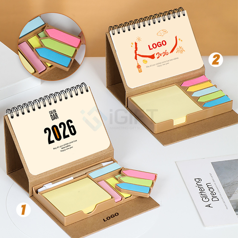 Mẫu lịch Tết 2026 mới đẹp, in logo công ty theo yêu cầu Quà tặng công nghệ doanh nghiệp