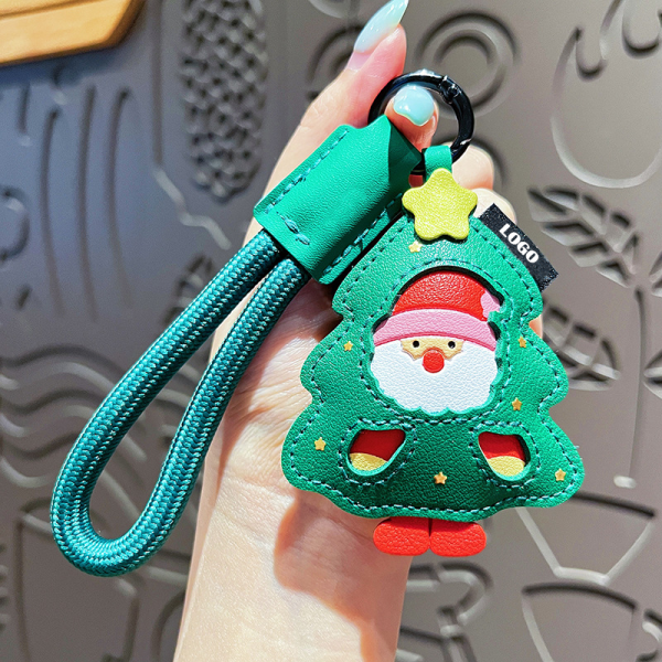 Móc khóa giáng sinh - Tag logo in ấn theo yêu cầu