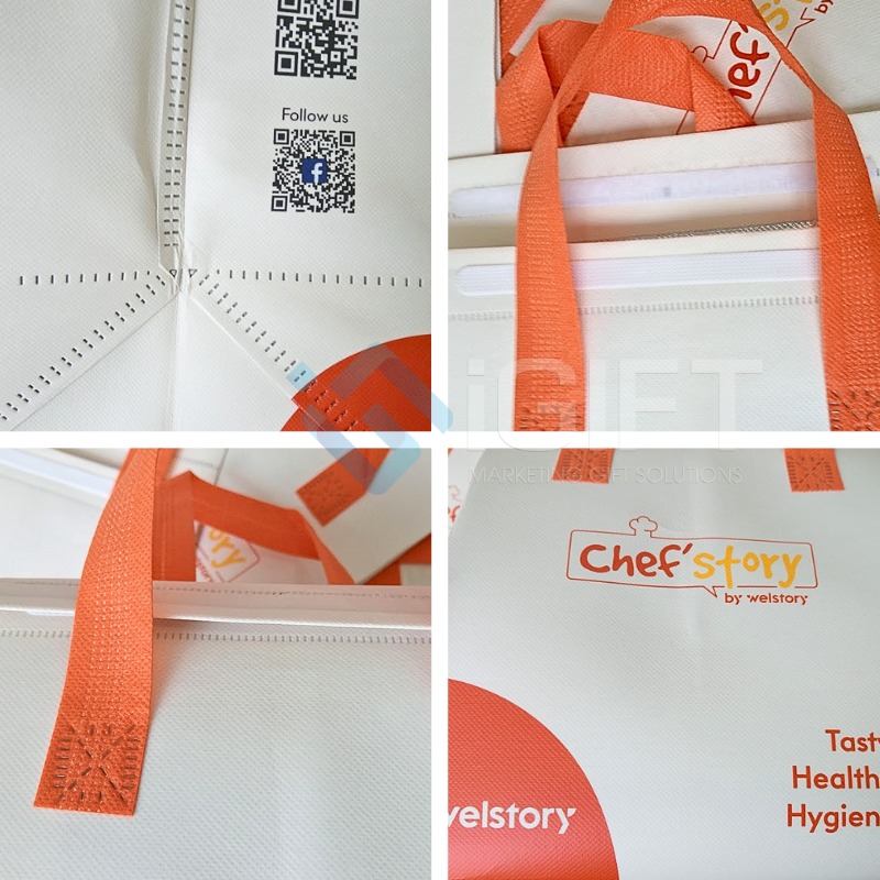 Túi giữ nhiệt thực phẩm - In logo Welstory Quà tặng công nghệ doanh nghiệp