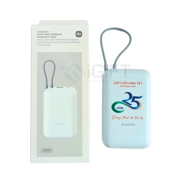 Pin sạc dự phòng Xiaomi 10.000 mAh 22.5W - In logo theo yêu cầu