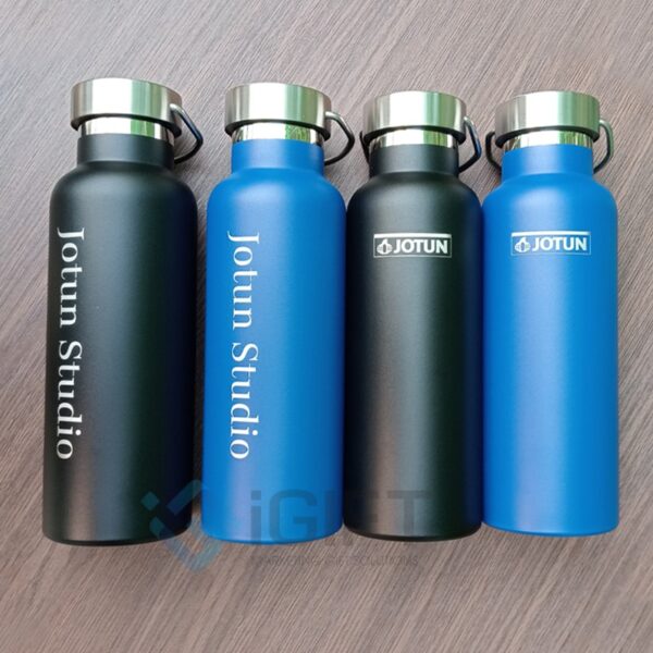Bình giữ nhiệt quai inox in khắc logo theo yêu cầu