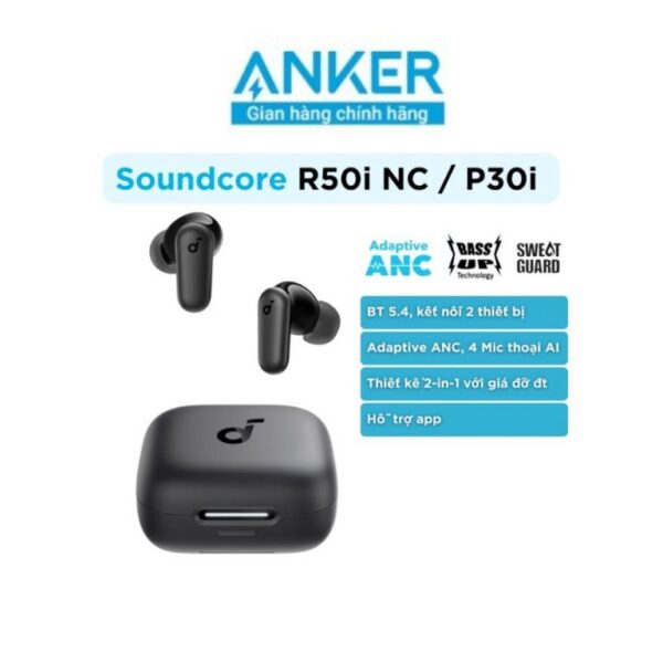 Tai nghe Anker Soundcore TWS R50i NC - In logo theo yêu cầu