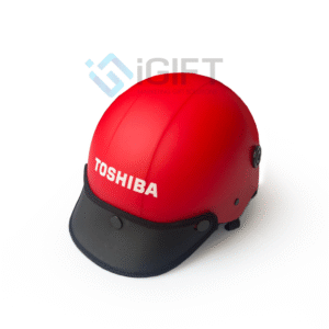 Nón bảo hiểm in logo TOSHIBA Quà tặng công nghệ doanh nghiệp