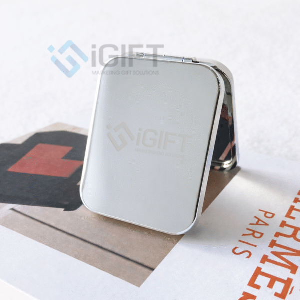 GƯƠNG GẬP KIM LOẠI - IN LOGO HOẠ TIẾT THEO YÊU CẦU