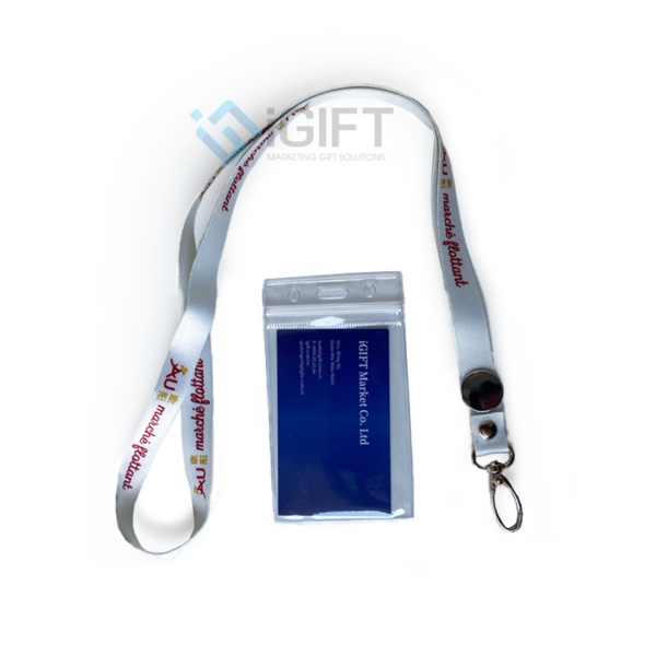 Bộ dây đeo và bao đựng thẻ nhân viên - In logo hoạ tiết theo yêu cầu