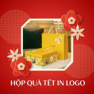 hộp quà tết in logo