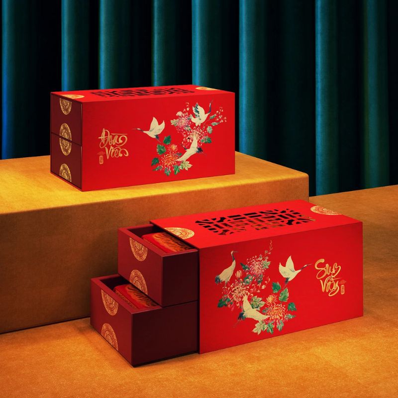 Hộp quà tết in logo doanh nghiệp 2027 - Sang trọng, chuyên nghiệp 11 hop-qua-tet-nhieu-tang-1