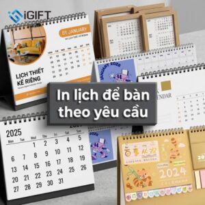 in lịch để bàn theo yêu cầu